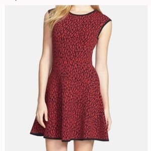 Felicity and Coco fit & flare red & black dress M